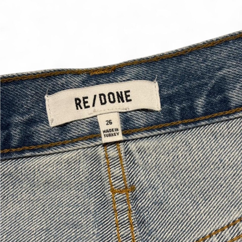 Re/done Blue Denim Jean Skirt Size 26 - Picture 3 of 5